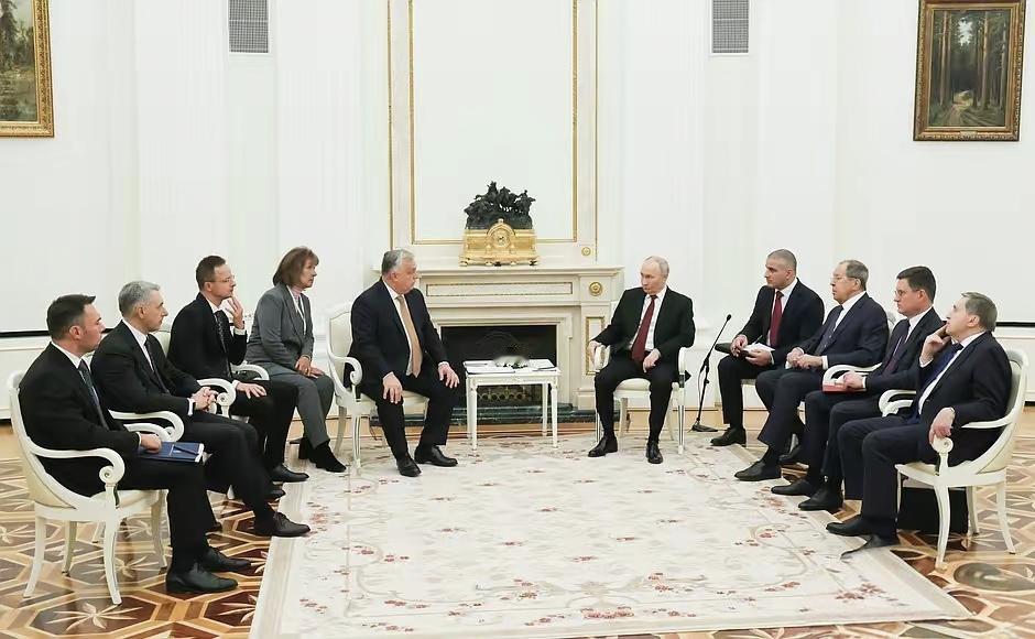 匈牙利方面消息！11月29号，总理欧尔班顶着欧盟和北约的压力，跑到莫斯科跟普京聊