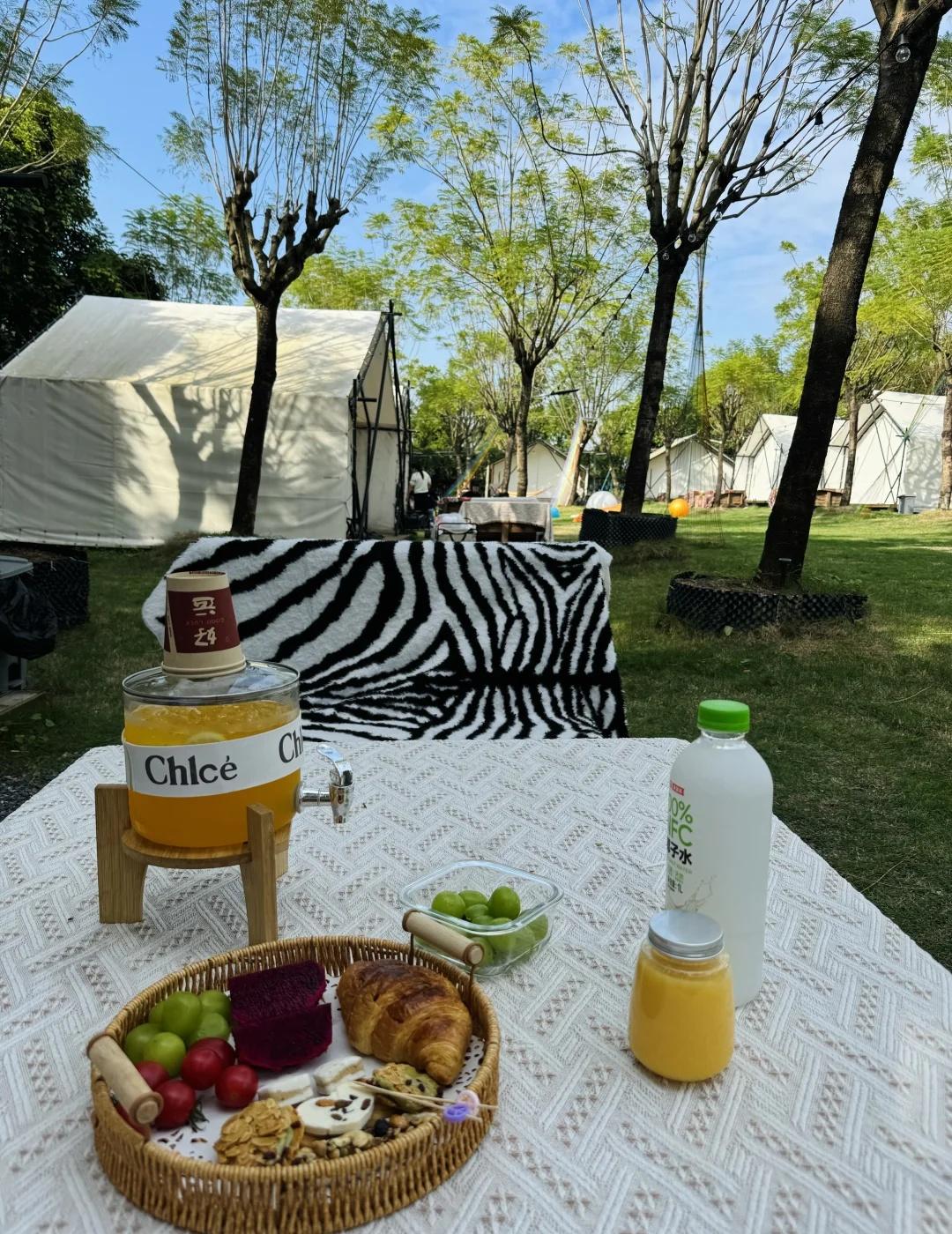 误入城市边缘的森系露营⛺️在城市边缘的这片露营地，解锁“森系火锅局”的新奇体验