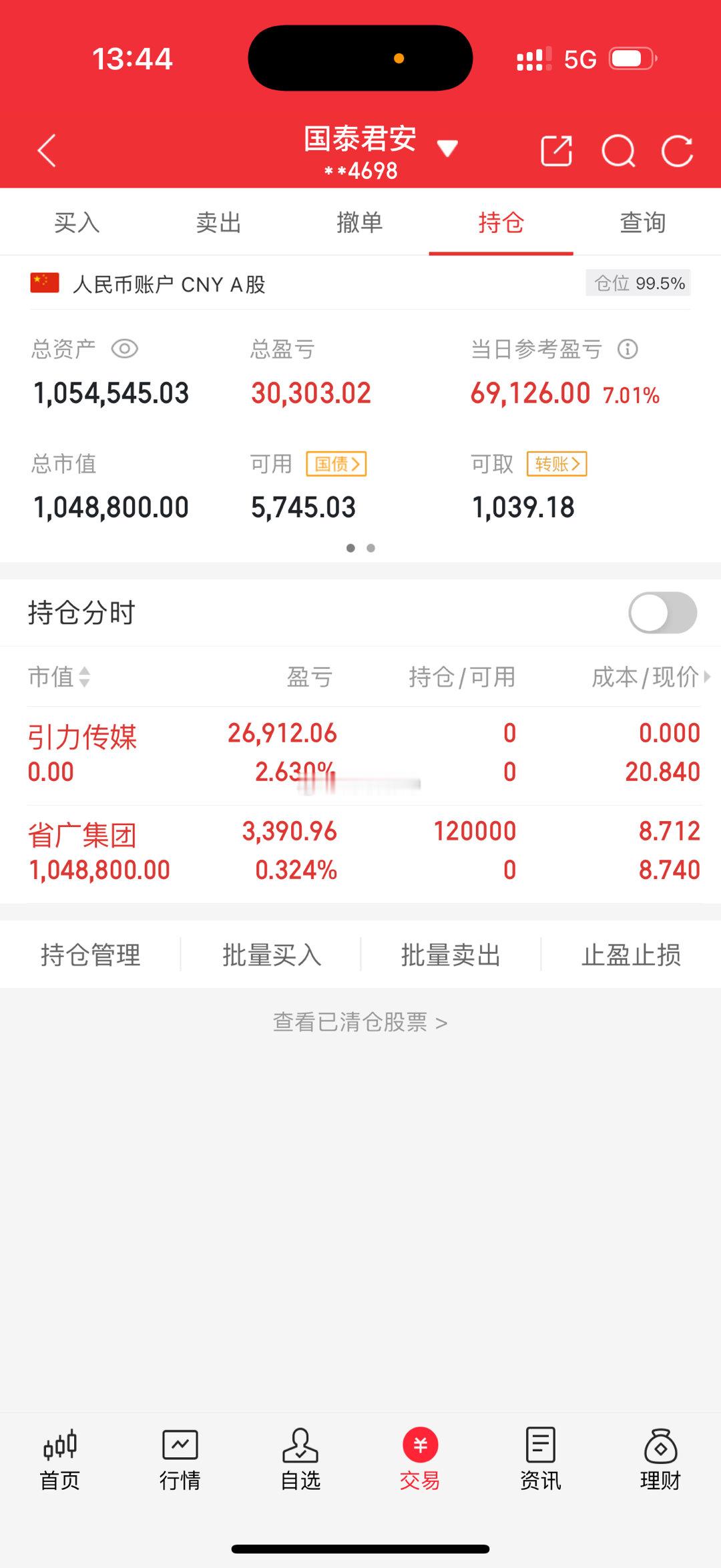 省广集团002400，我全仓买了，收到的朋友给我点赞👍评论888！