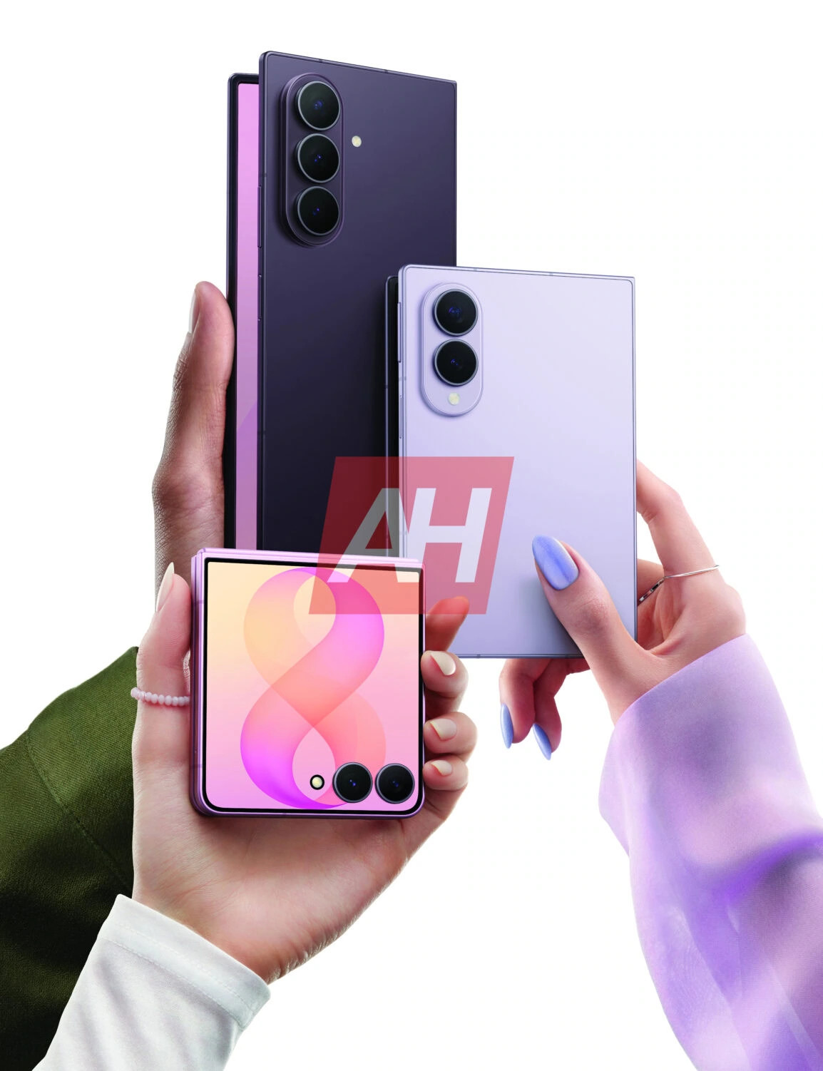 三星GalaxyZFold8系列即将发布。刚刚官方海报图出来了，一次性