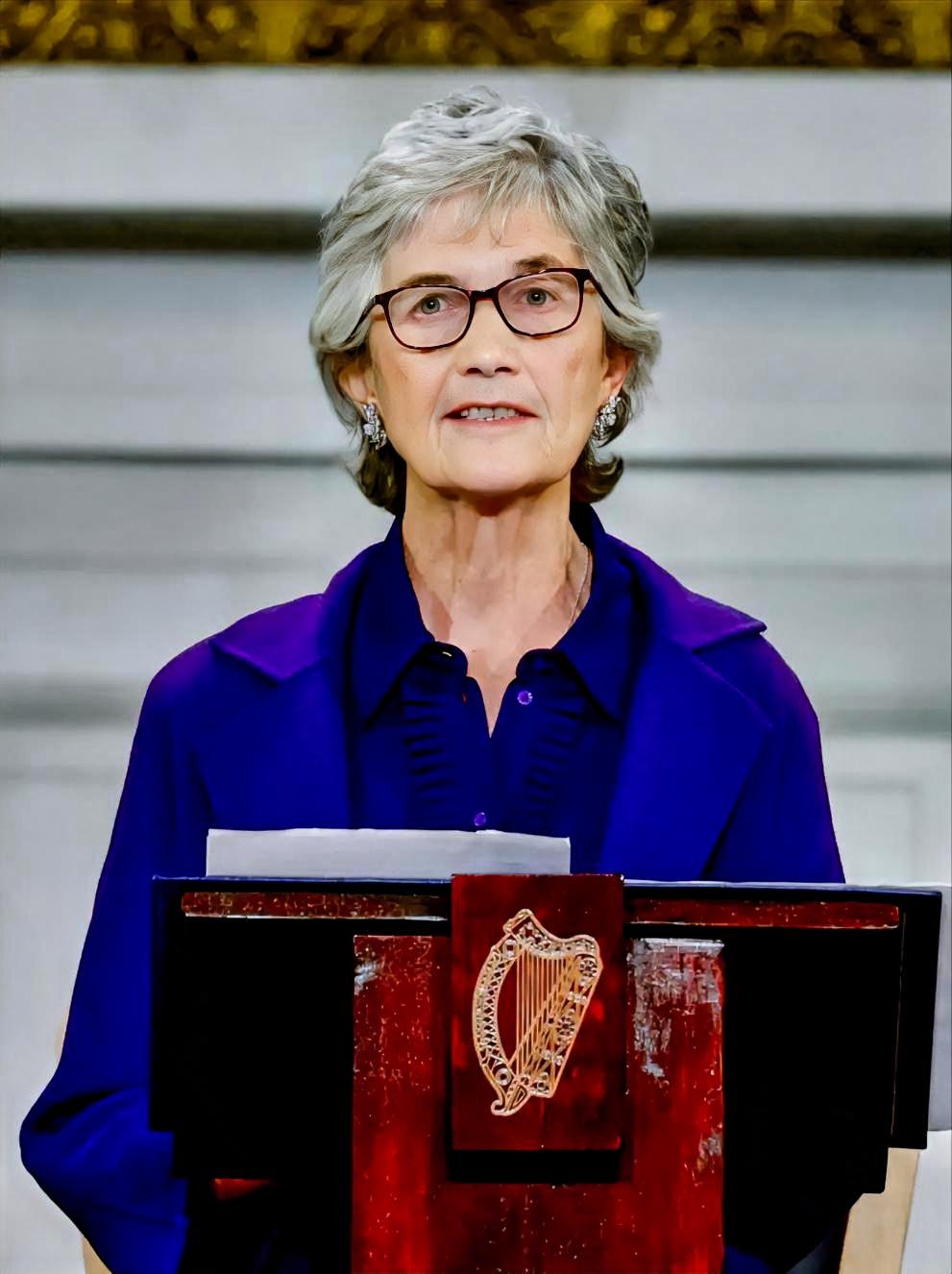 快报！快报！爱尔兰新总统上任。11月11日，爱尔兰新任总统凯瑟琳·康诺利