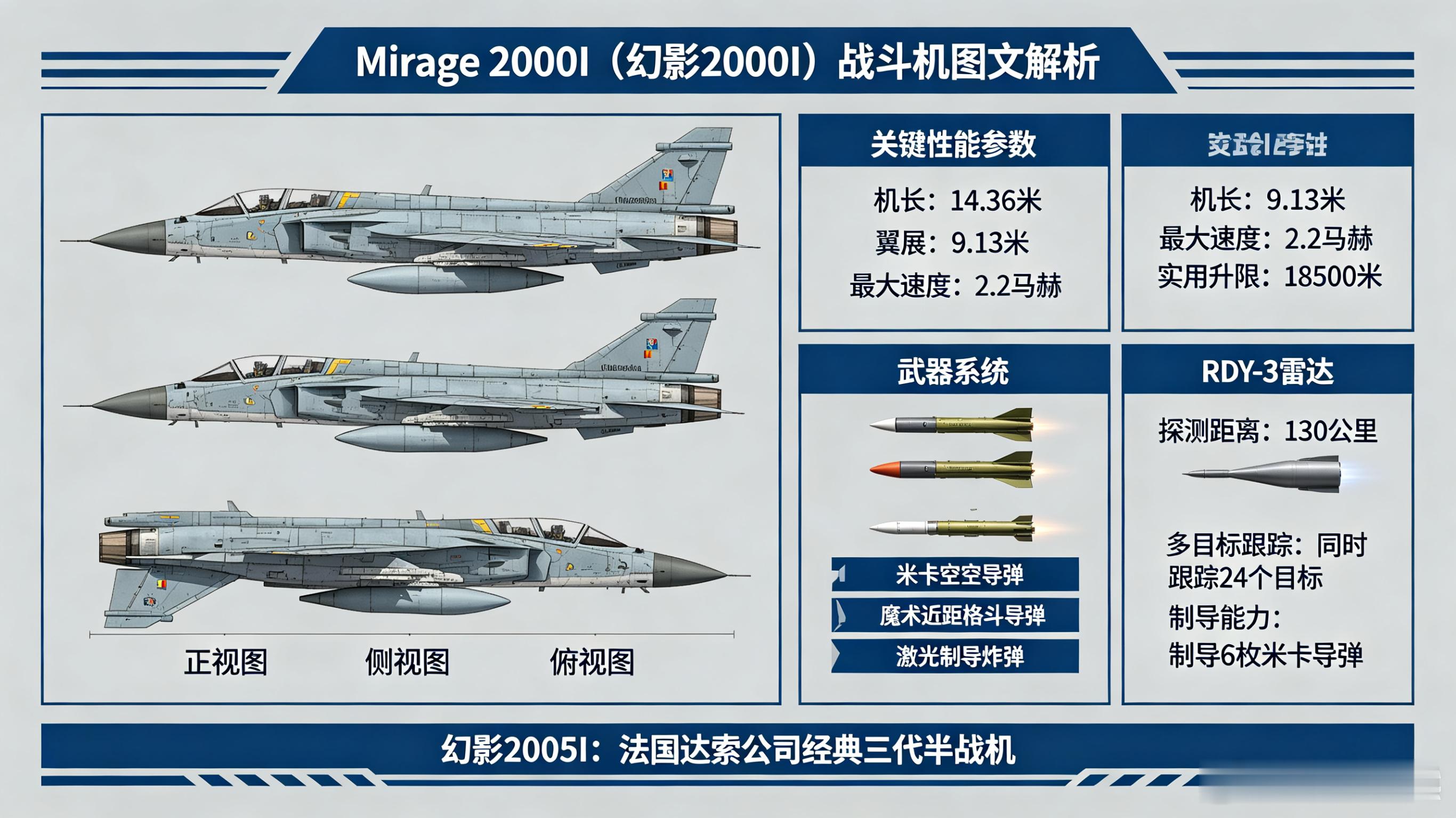 在幻影2000的大家族中，官方其实并没有一个叫“2000I”的标准原厂型号。你提