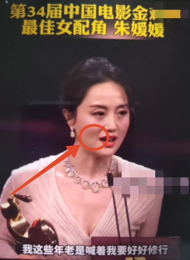 现在再去看朱媛媛在第34届金鸡奖发表感言时，就会发现，她当时的身体已经非常不好了