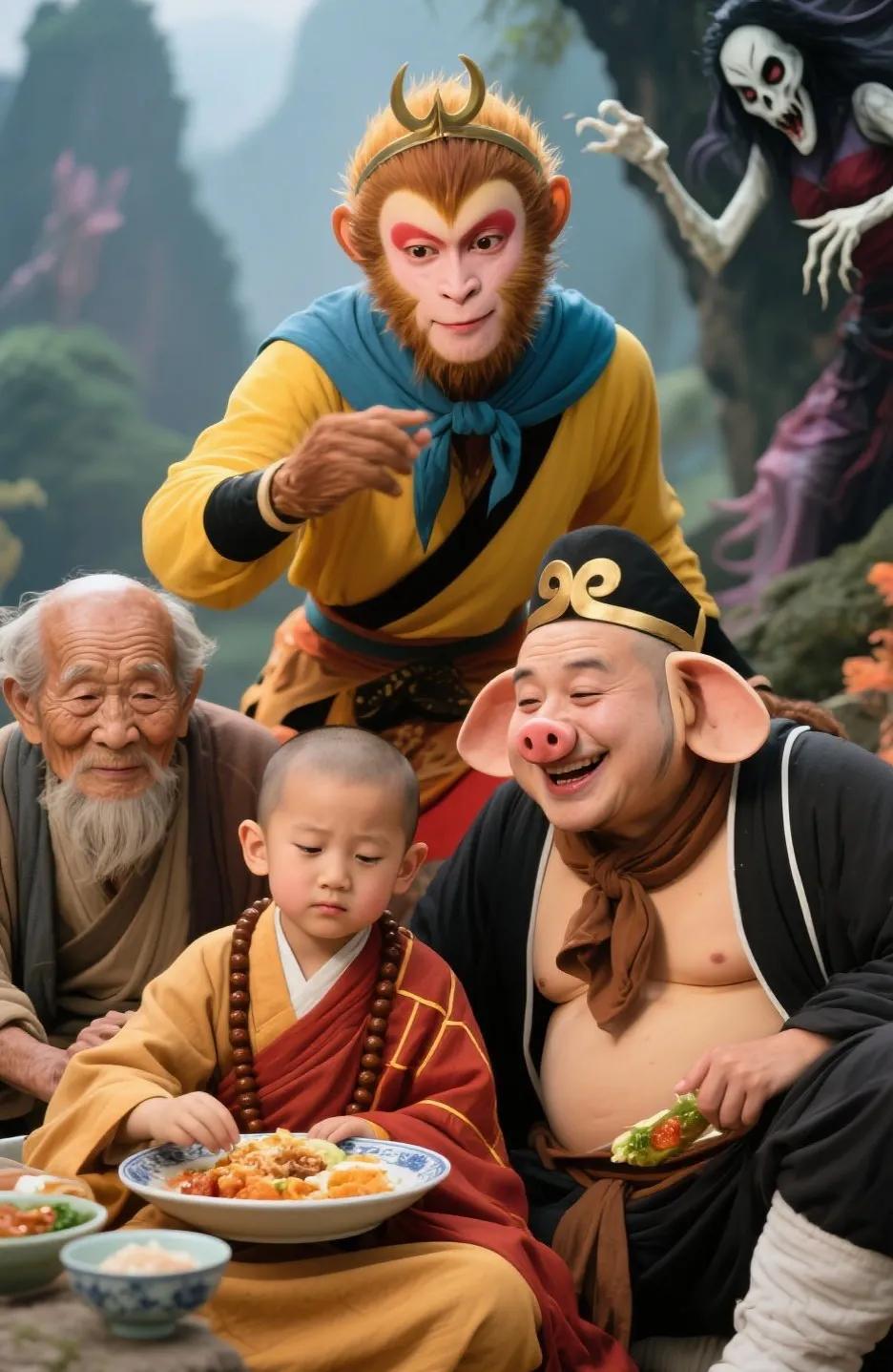 网上刷到博主把一家人的角色比喻西游记，说:“现实生活中的男人，会送你久久八十一难