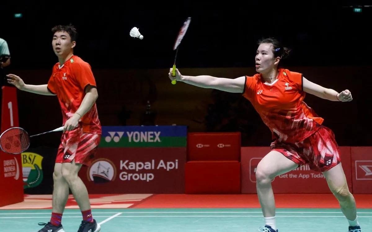 刚刚结束了一场2026年全英羽毛球公开赛混双半决赛较量，混双卫冕冠军、世界排名第