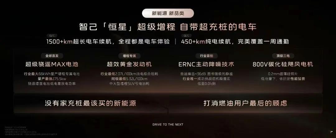 智己行业首发恒星超级增程，这或许是迄今为止，最“重电轻油”的增程方案了增程器-