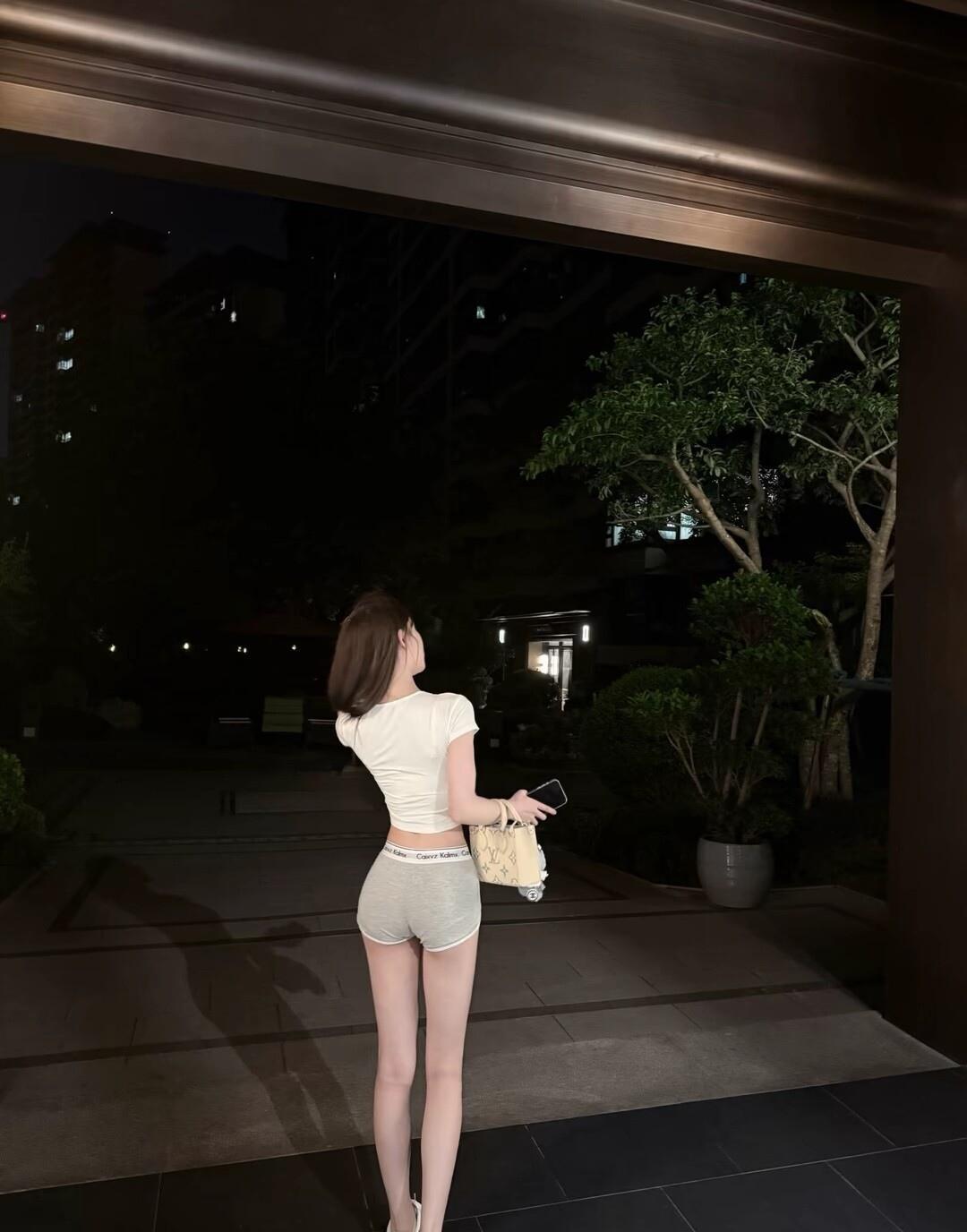 月下轻纱舞，夜色入画来。