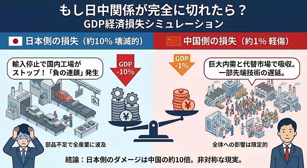 日本电视台公布了一个让本子国内狂热叫嚣分子心凉半截的推演结果。如果中日关系持
