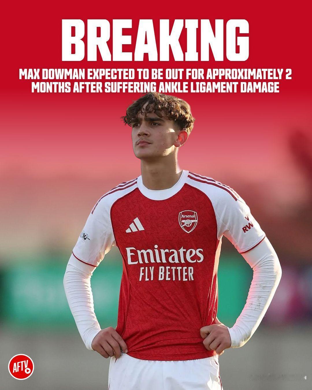 【道曼伤停两个月】据TA，在上周阿森纳青年队与曼联青年队进行的闭门友谊赛中，道曼