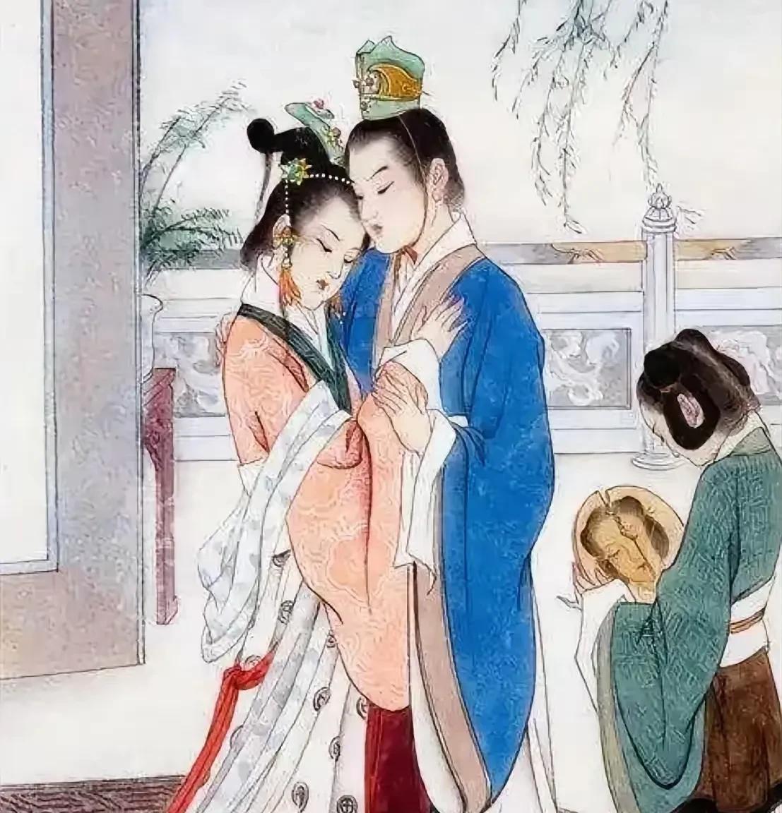 公元592年，宰相杨素将心爱的夫人乐昌，许配给一叫花子。夫人低头不敢作声，任凭叫