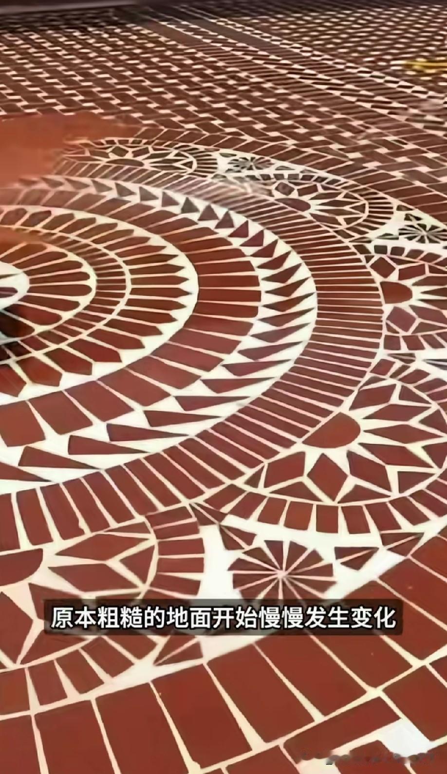 问题是红砖的质量得过关，如果红砖中间有黑点或小孔，那打磨过后就不美观了！
