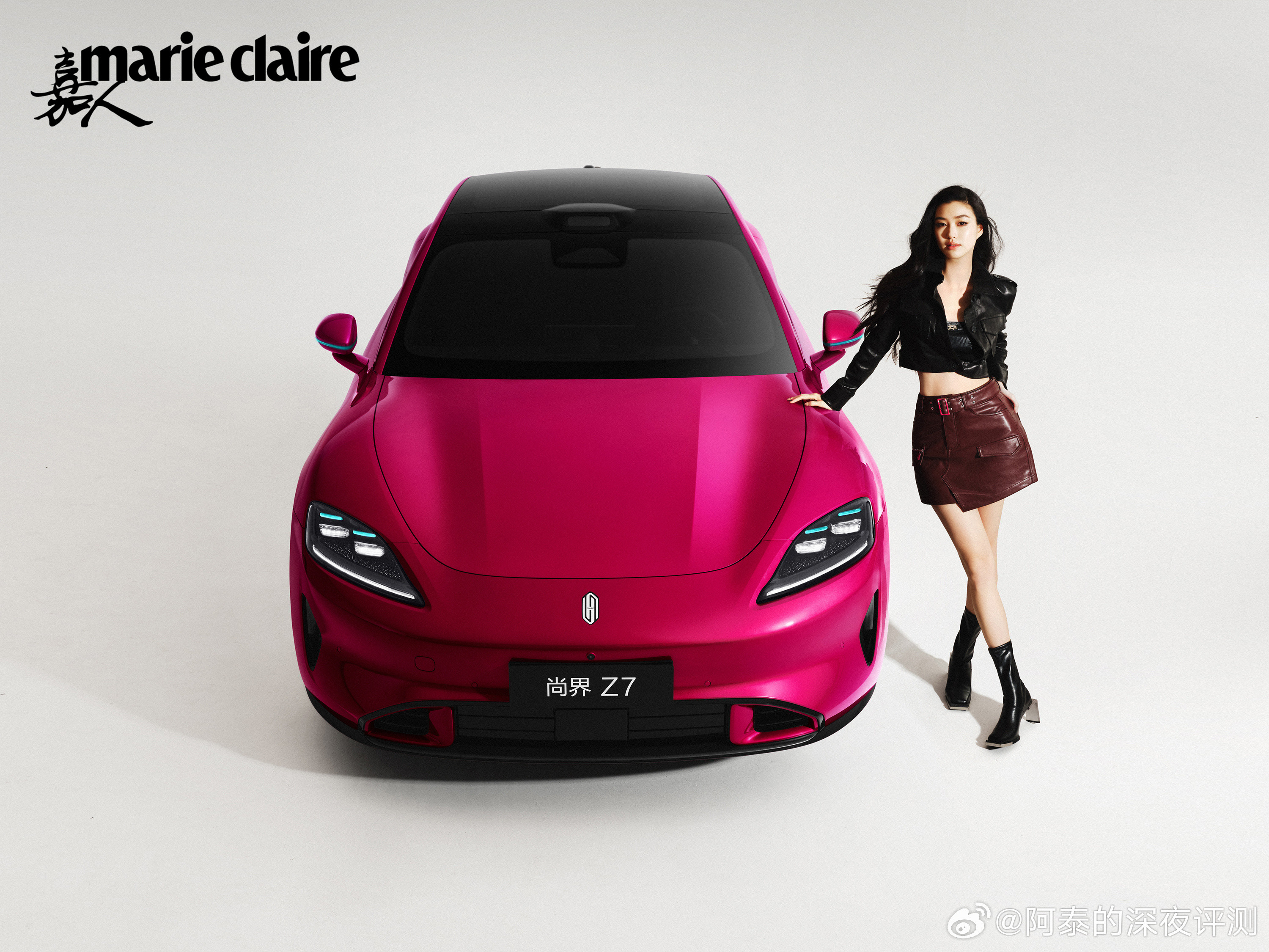 尚界Z7电光紫粉，看过实车，还挺好看的，你们觉得咋样？尚界Z7谁看谁尚头
