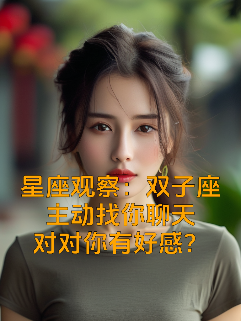 星座观察：双子座主动找你聊天=对你有好感？