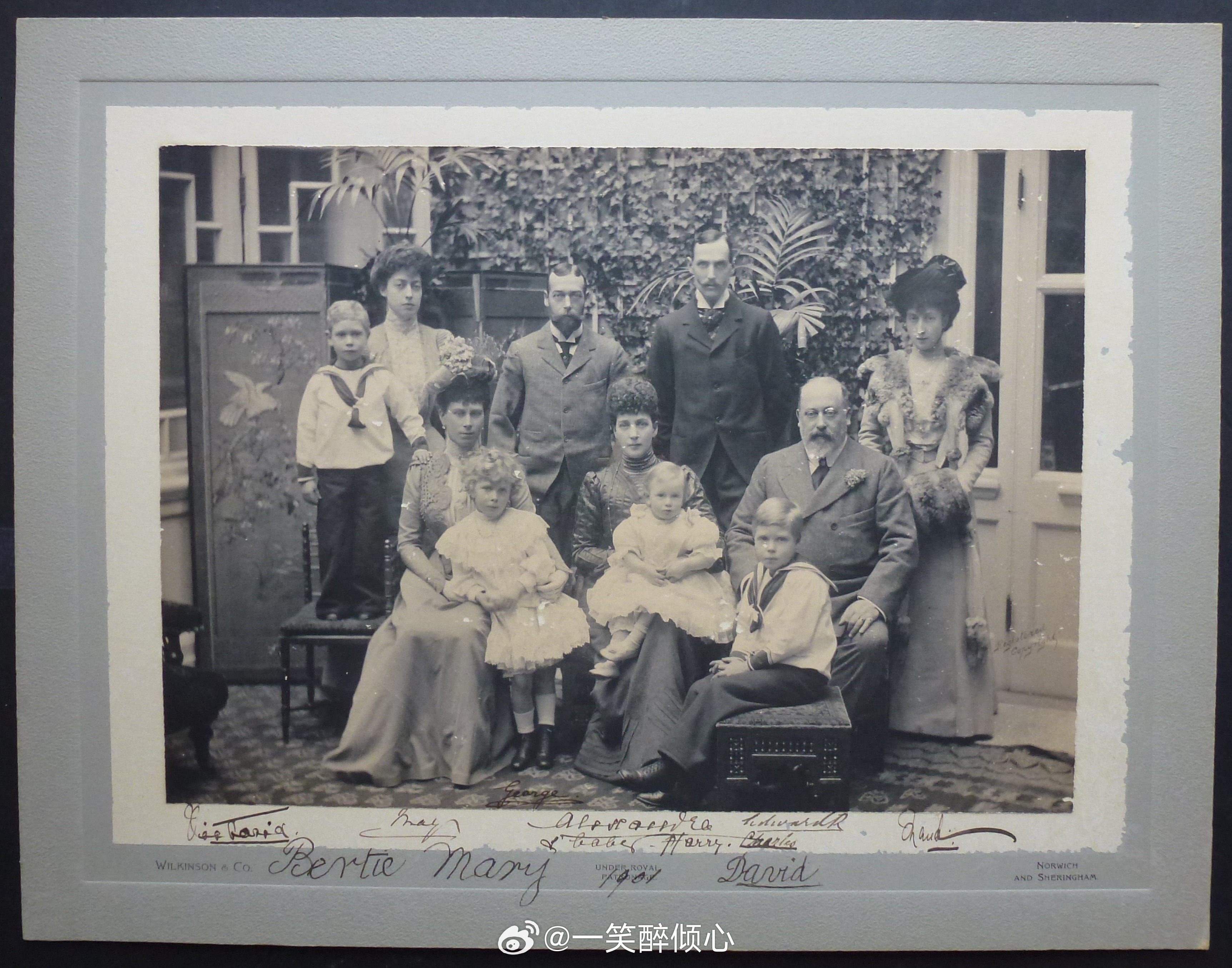 英国王室1901年11月9日，正值爱德华七世的6️⃣0️⃣岁生日，爱