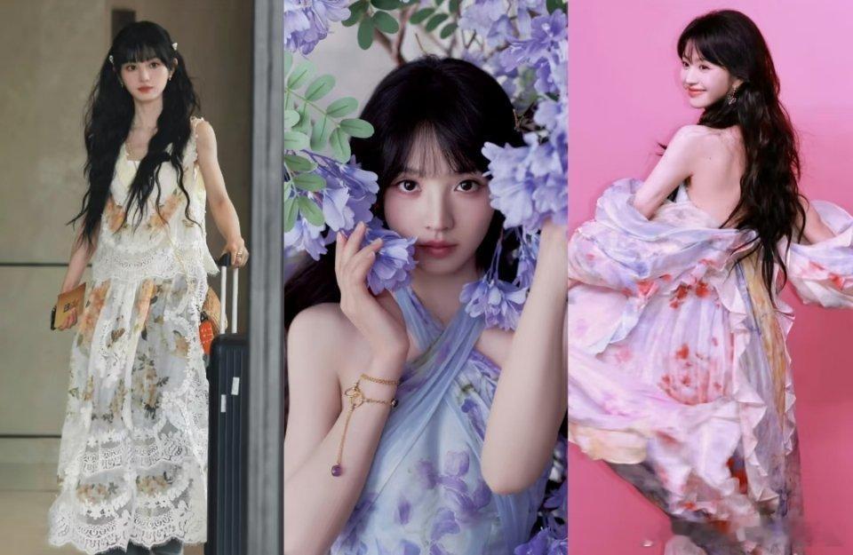 最适合穿碎花裙的女演员是田曦薇吗？