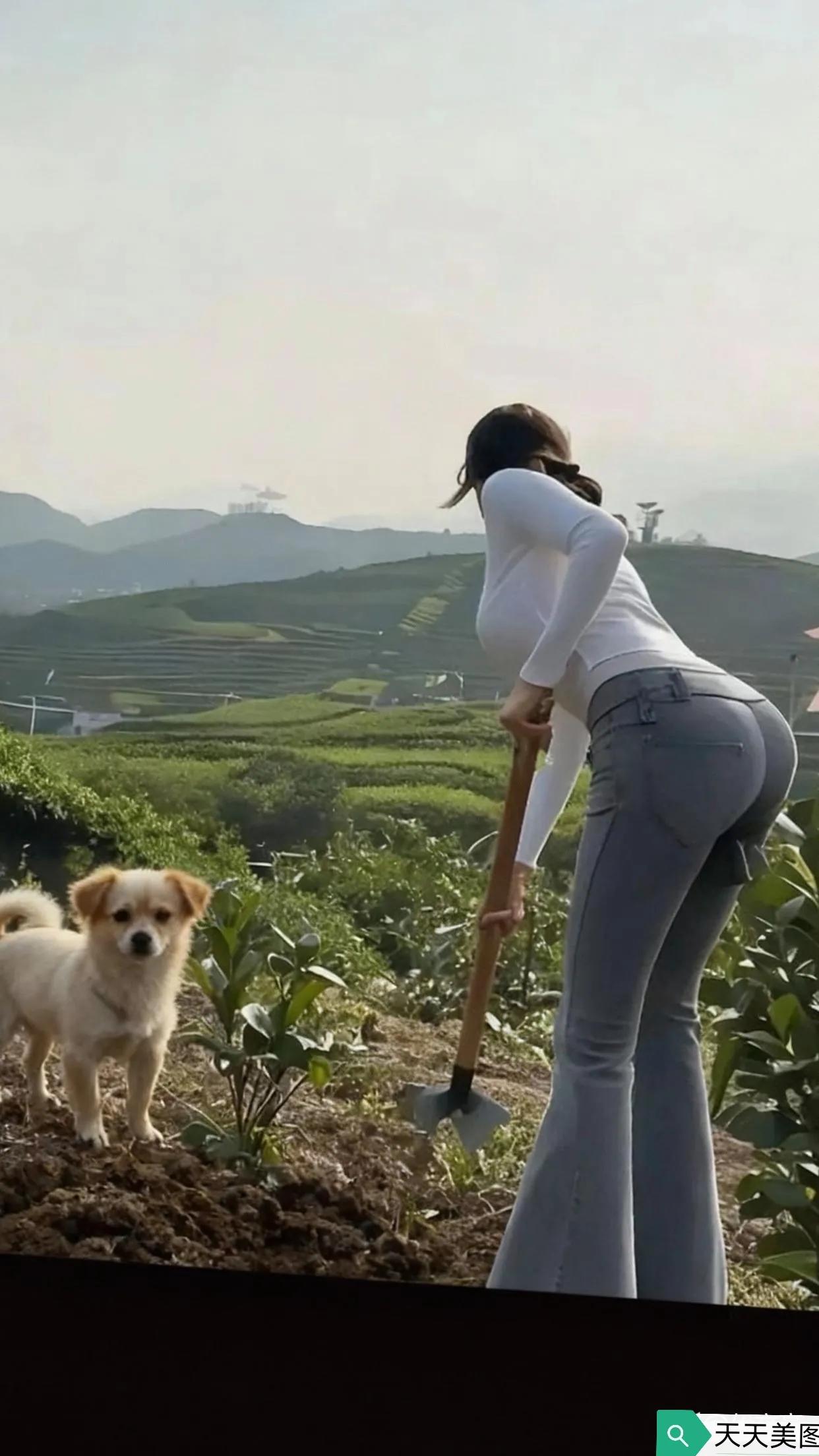 大长腿+喇叭裤，才是绝配