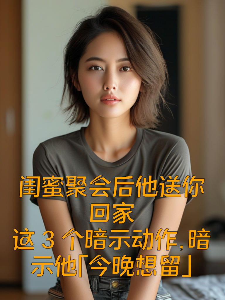 闺蜜聚会后他送你回家？这3个暗示动作，暗示他「今晚想留」