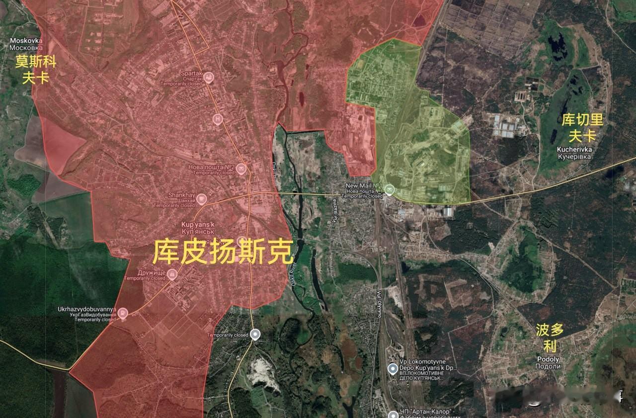 11月9日K哥更新俄乌战报：图一：俄军已在库皮扬斯克市东部工业区推进。图