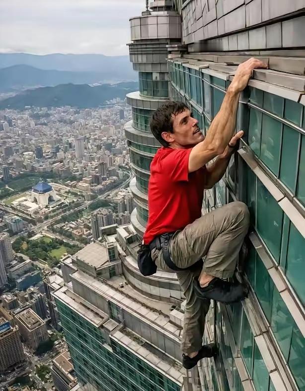 这种攀爬挑战的，一旦遇上这种豆腐渣工程，估计有来无回了。攀岩极限攀爬攀岩技能