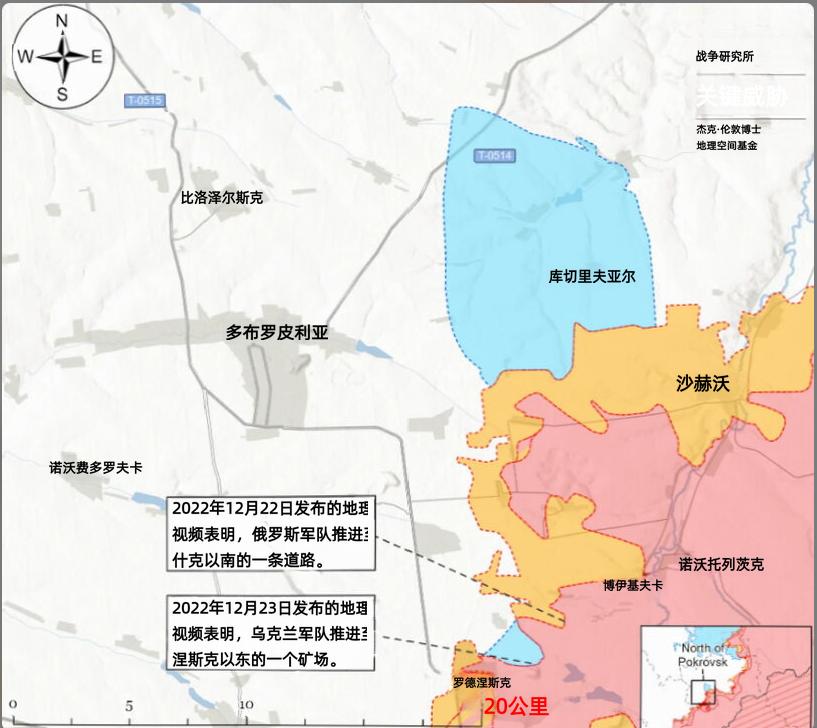 红军城战况更新：俄军机械化进攻再次受挫，无人机进攻明显增多12月22日上午