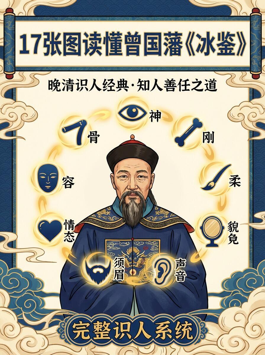 18张图读懂曾国藩的《冰鉴》，了解晚清识人智慧...