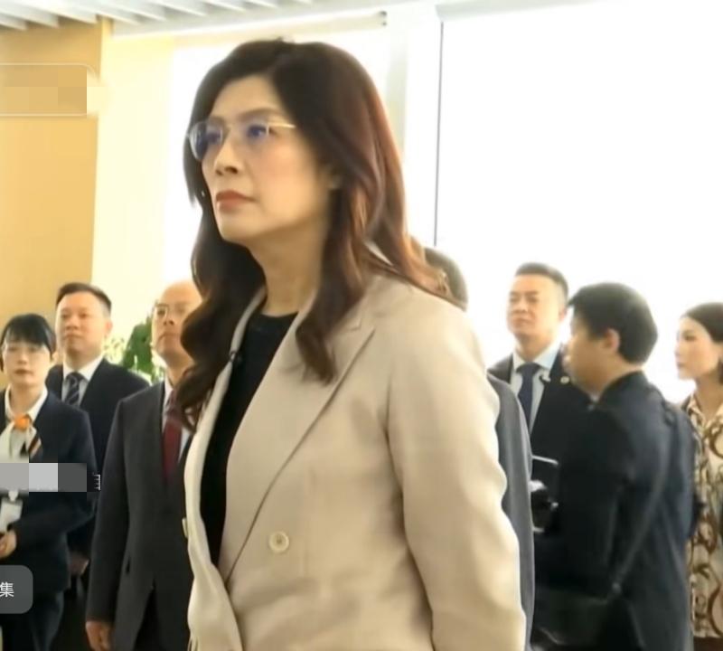 今天上午郑丽文参观了上海洋山港，这座世界上最大的集装箱港口，已经成为台湾政治人物