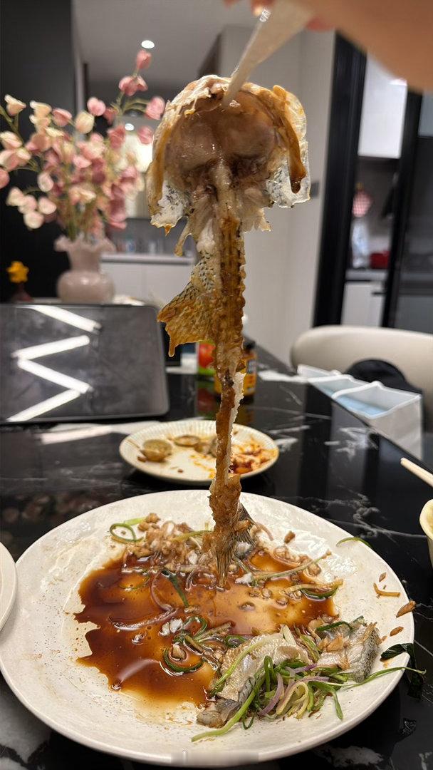 第一次做鱼一整条都吃光光咯