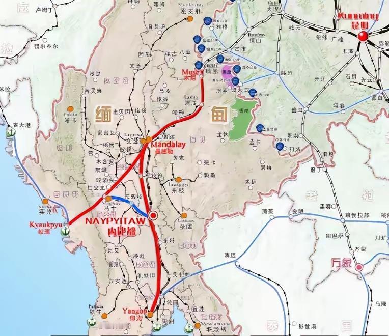缅甸军政府希望尽快推动中缅铁路建设缅甸军政府现在态度很明确：希望尽快推进中缅铁
