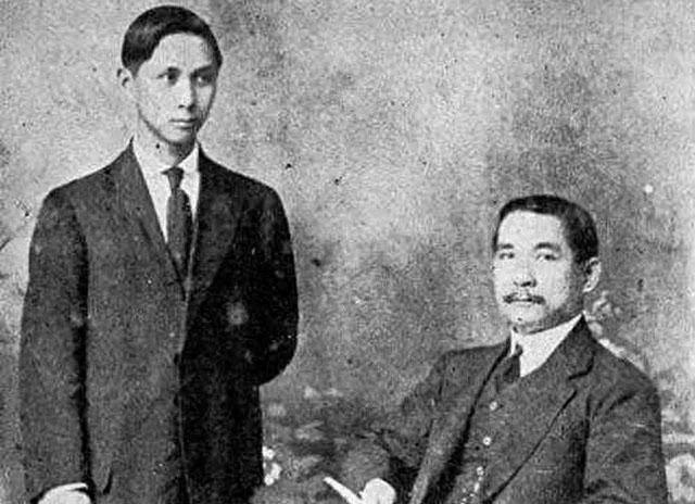 作为孙中山唯一的儿子孙科，此人脾气特别大却没什么本事，靠着他爹作威作福，曾经暴打