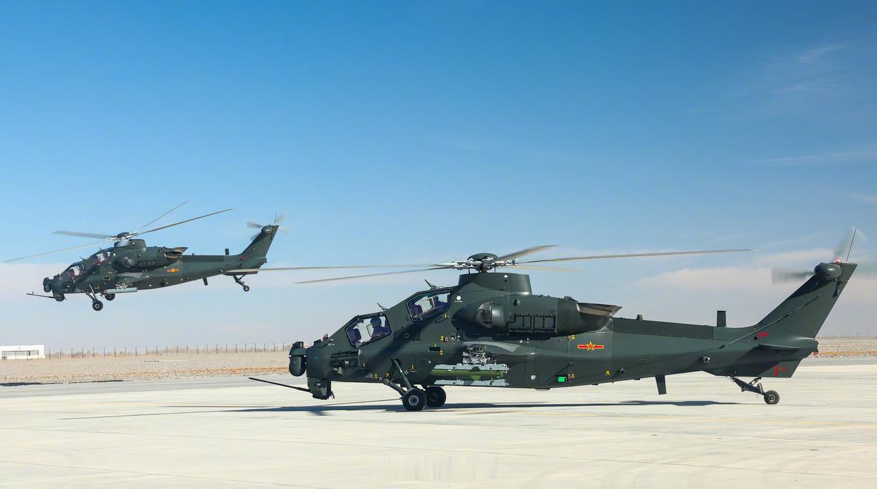 [呲牙笑]哟？“出口转内销”了嘛——武直-10武装直升机挂载了对地攻击导弹（参见