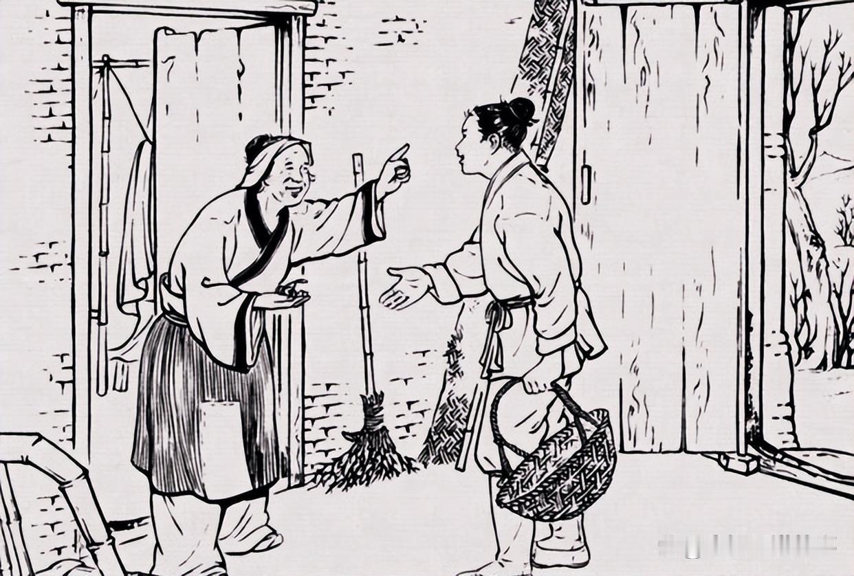 一女子见公公出门了，对婆婆说：“妈，你跟俺爸说说，在家的时候不要赤裸上身，穿件汗