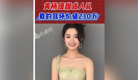 230万耳环闪耀，王室晚宴入场：星二代“钞能力”大揭秘家人们，娱乐圈的“钞能力