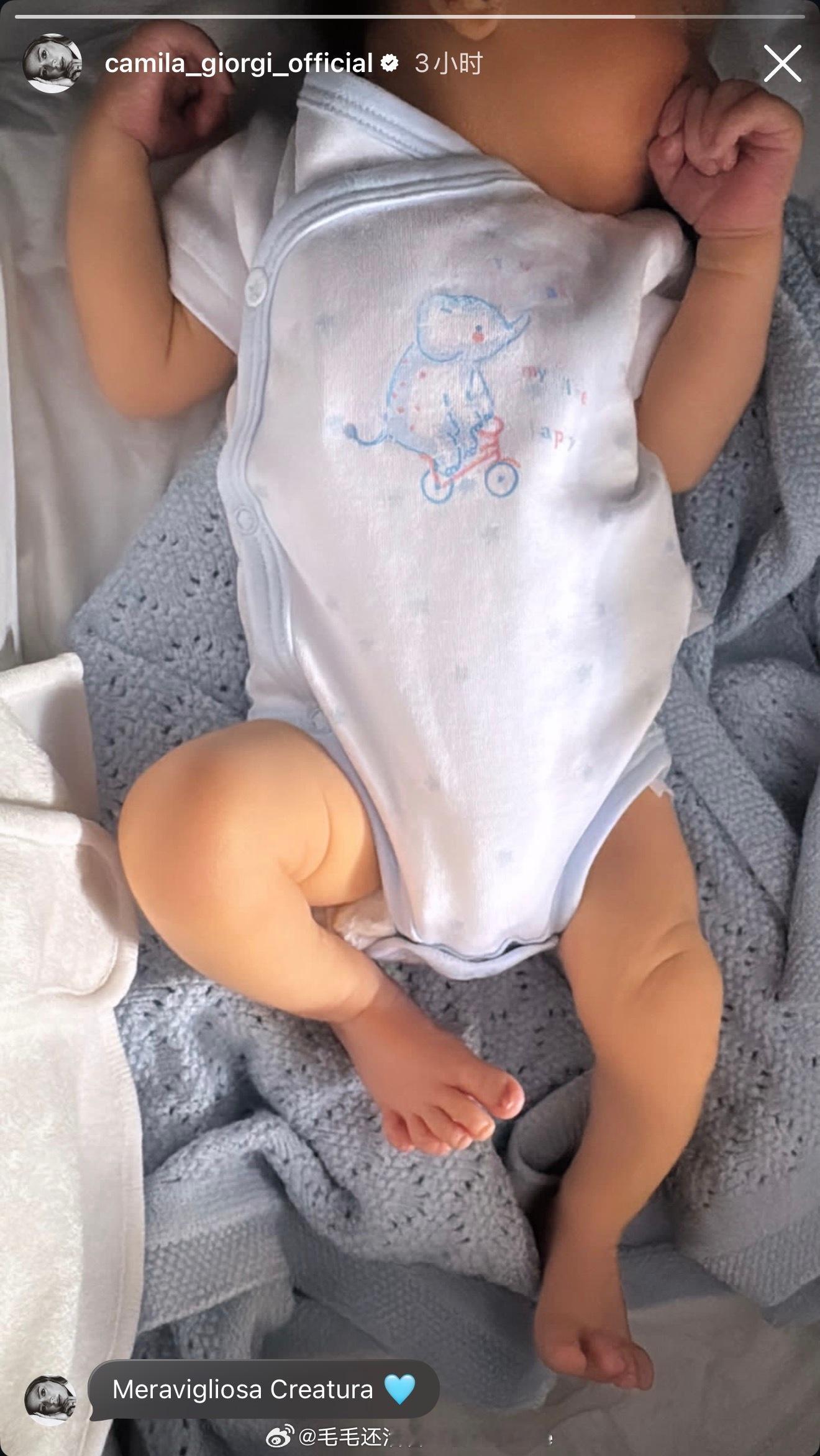 吉奥尔吉生下了宝宝，生完后就准备复出了。​​​