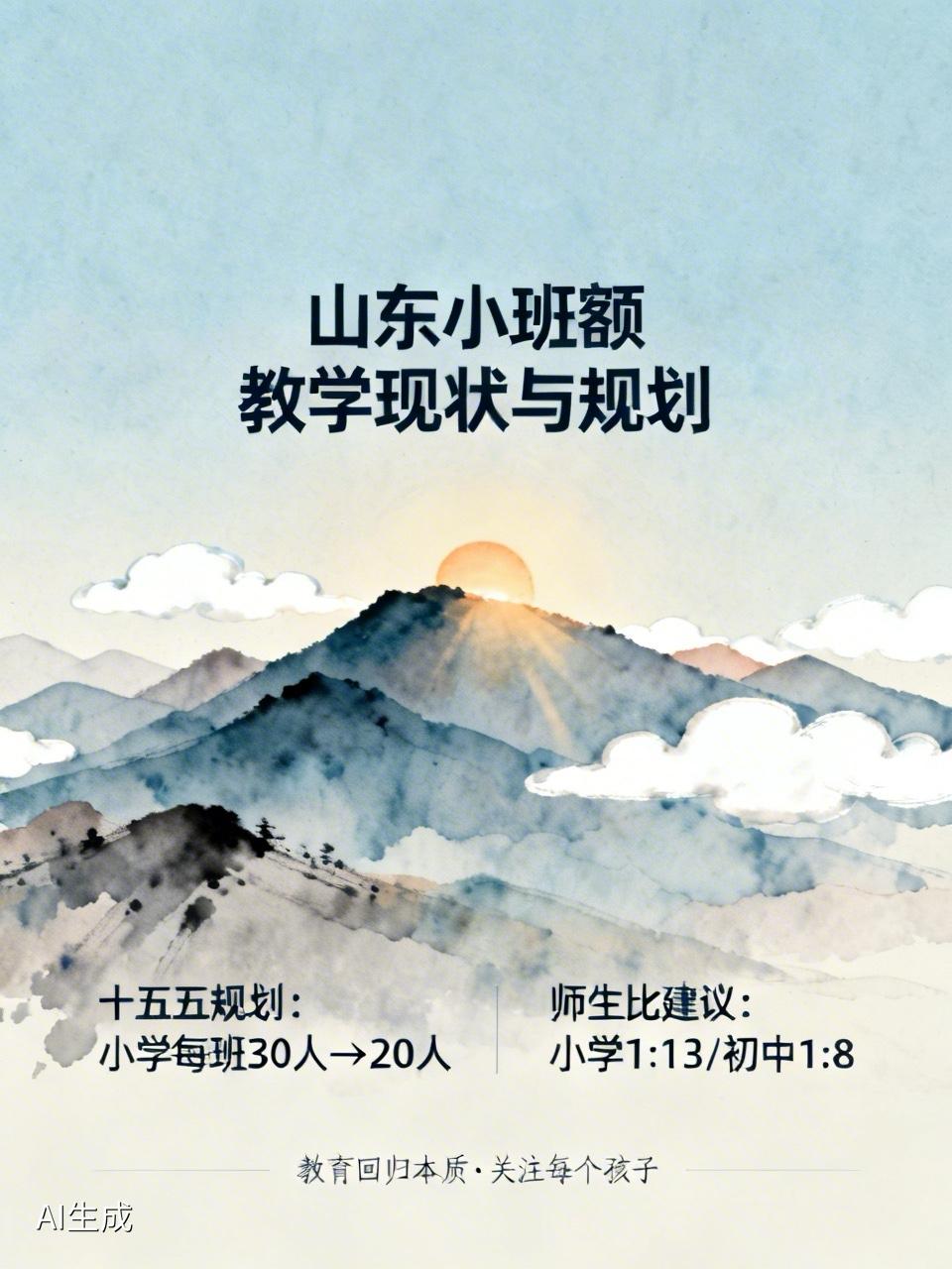 山东，离小班额教学还有多远？“十五五”规划提出要推进小班化教学，要求每班30人