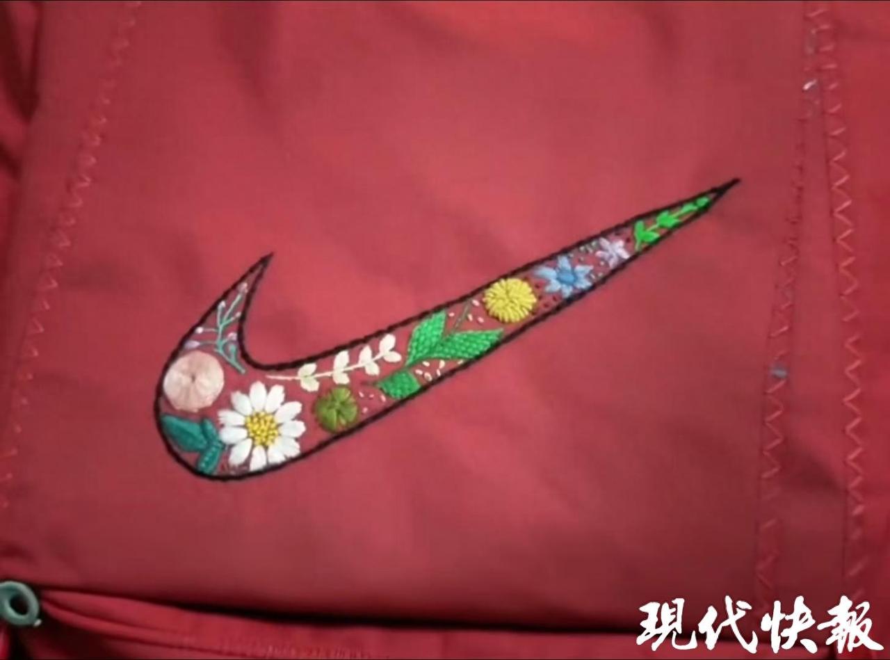 妈妈亲手缝的NIKE书包火了！品牌留言要送礼物，当事人：已经联系礼物还未寄到初