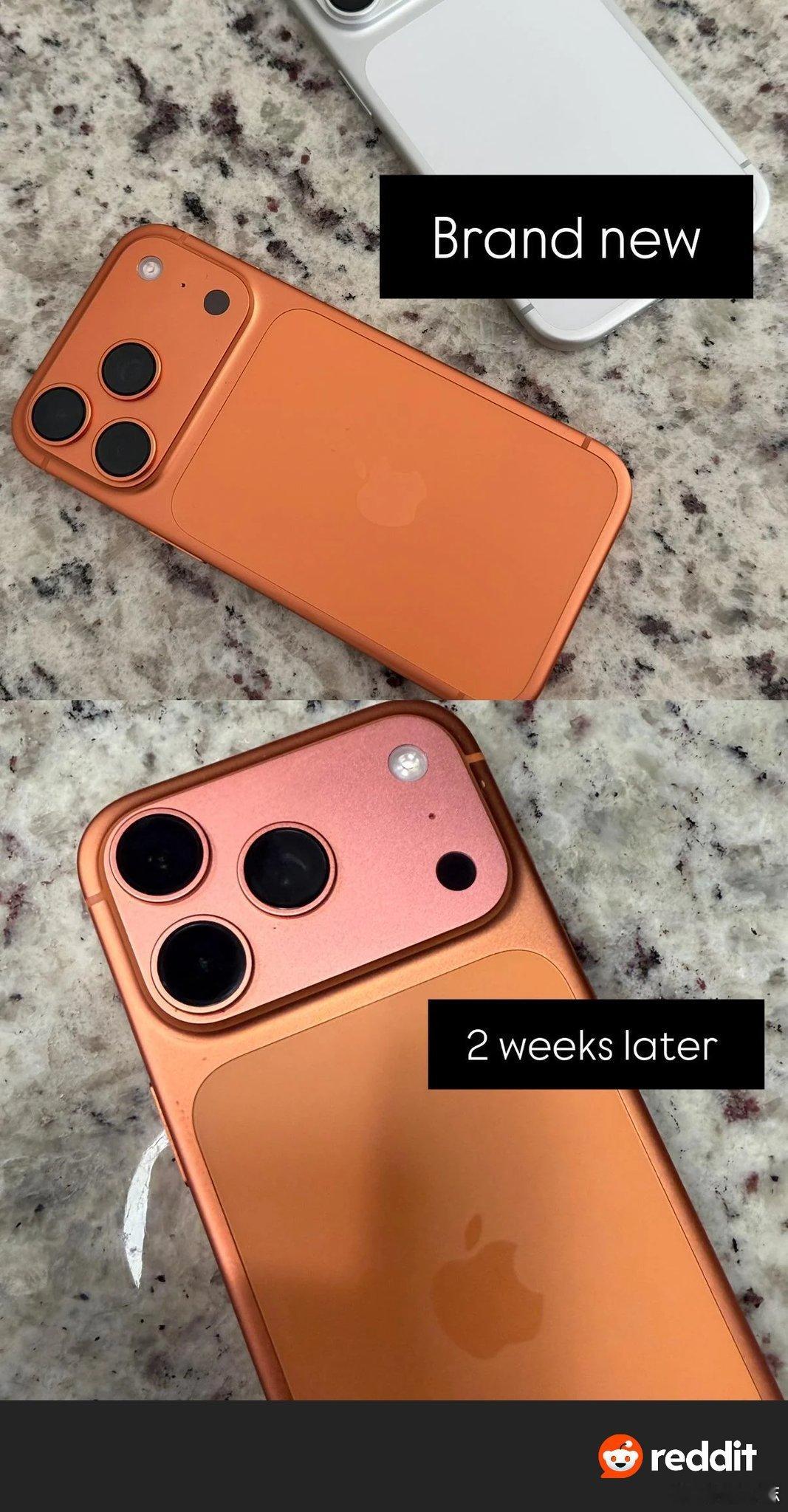 苹果彻查iPhone17Pro褪色当初那些吹铝合金比钛合金高级的人，怎么都沉默