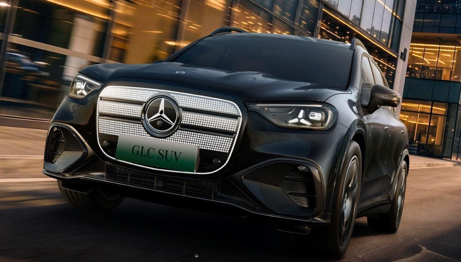 奔驰纯电 GLC 的「前嘴一套」，价值 46,000 多，看帖子，还好...