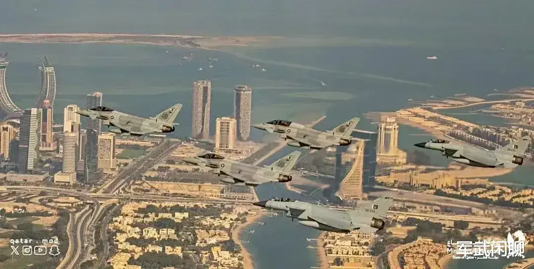 中型第四代+战斗机实力对决!巴基斯坦空军歼-10C战机击败卡塔尔空军“台风”战机