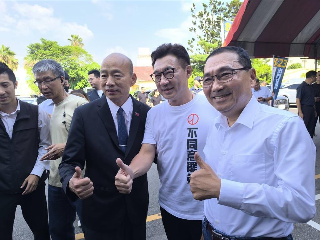 新北市长侯友宜今天前往台中丰原帮江启臣助讲，针对民众党主席黄国昌日前表态要选新北