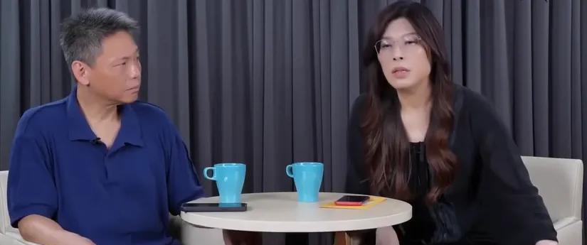 郑丽文和谢寒冰做了一档访谈节目，谢寒冰问了郑文丽一个问题，如果她当选中国国民党主