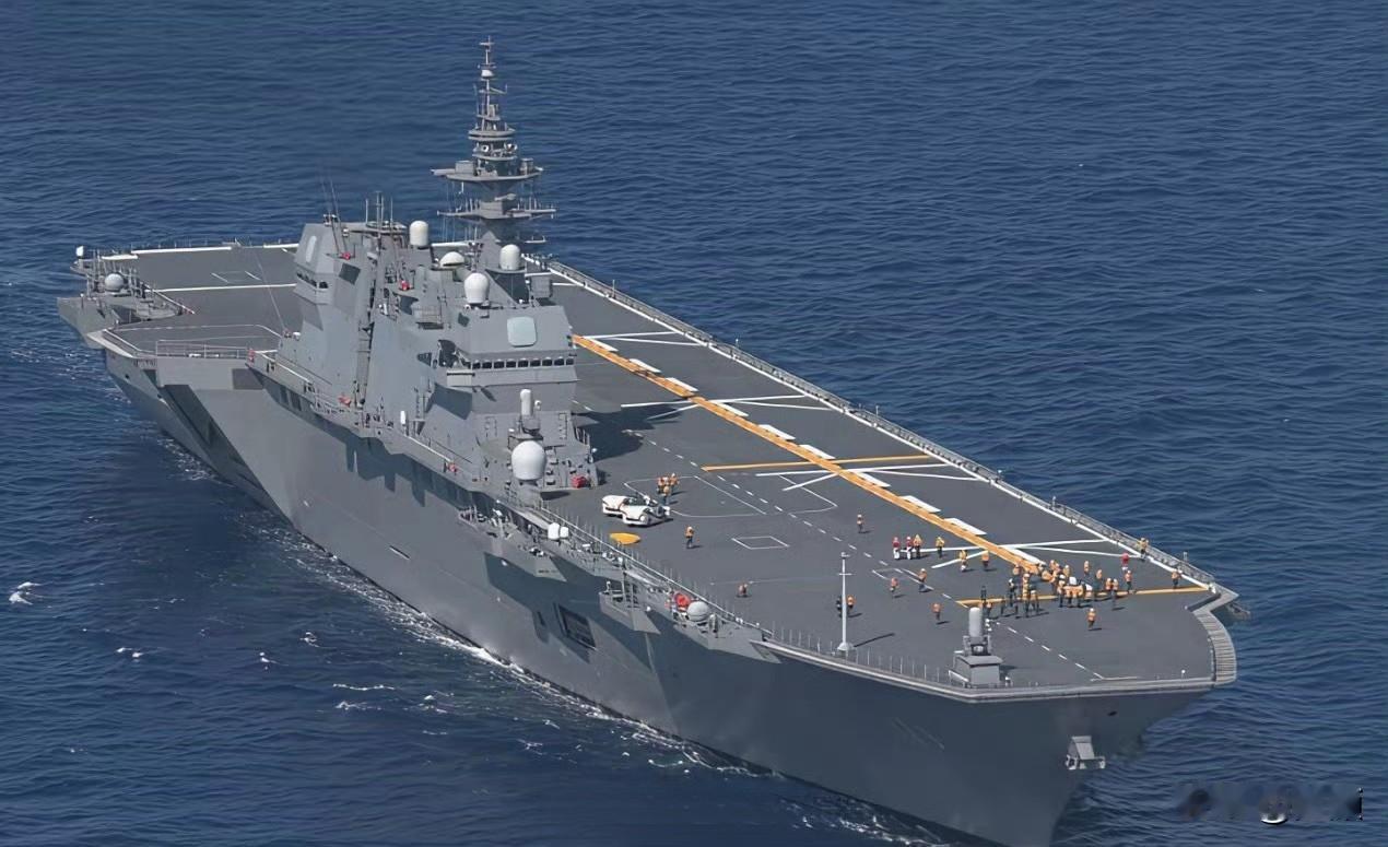 日本的“出云”级真的能威胁福建舰吗？日本“出云”级完成改装，搭载F-35B隐形