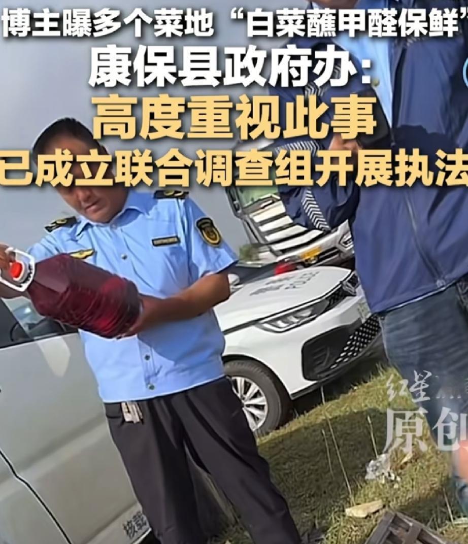 到底吃啥是安全的哦😳最近又曝光了个“甲醛白菜”！商贩为了长途运输减少白
