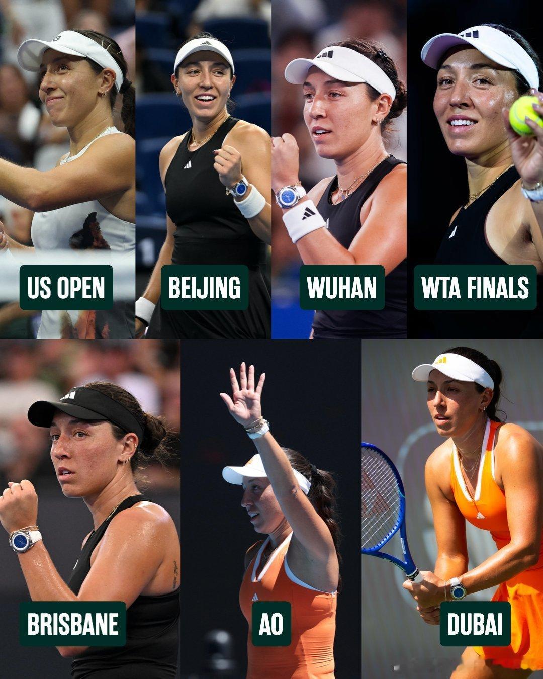 佩古拉！！！迪拜1000赛女单冠军🏆JPEG职业生涯第10冠，第四个1000赛