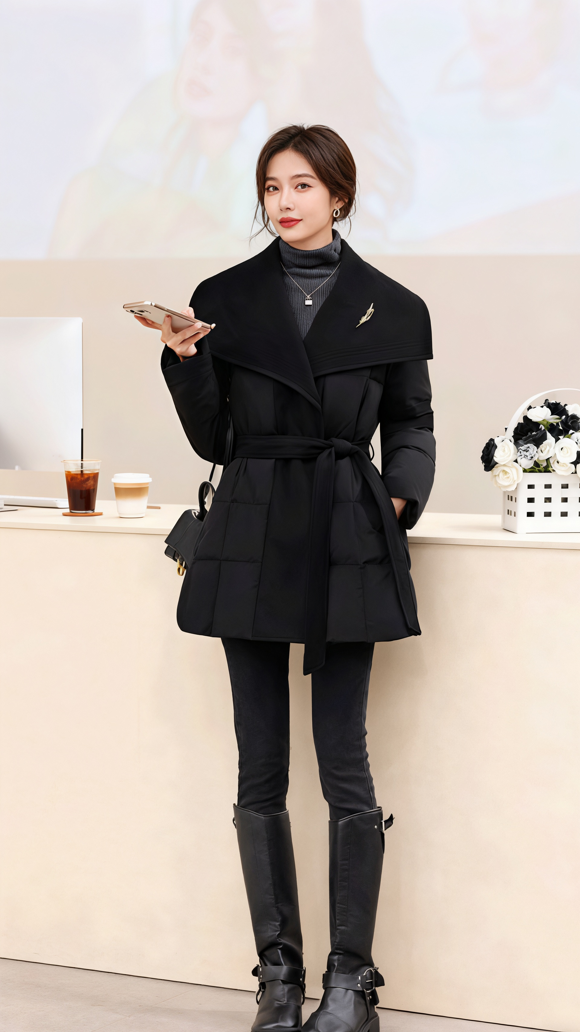 女装穿搭黑色系穿搭通勤搭配女装搭配每日分享<!--{i...