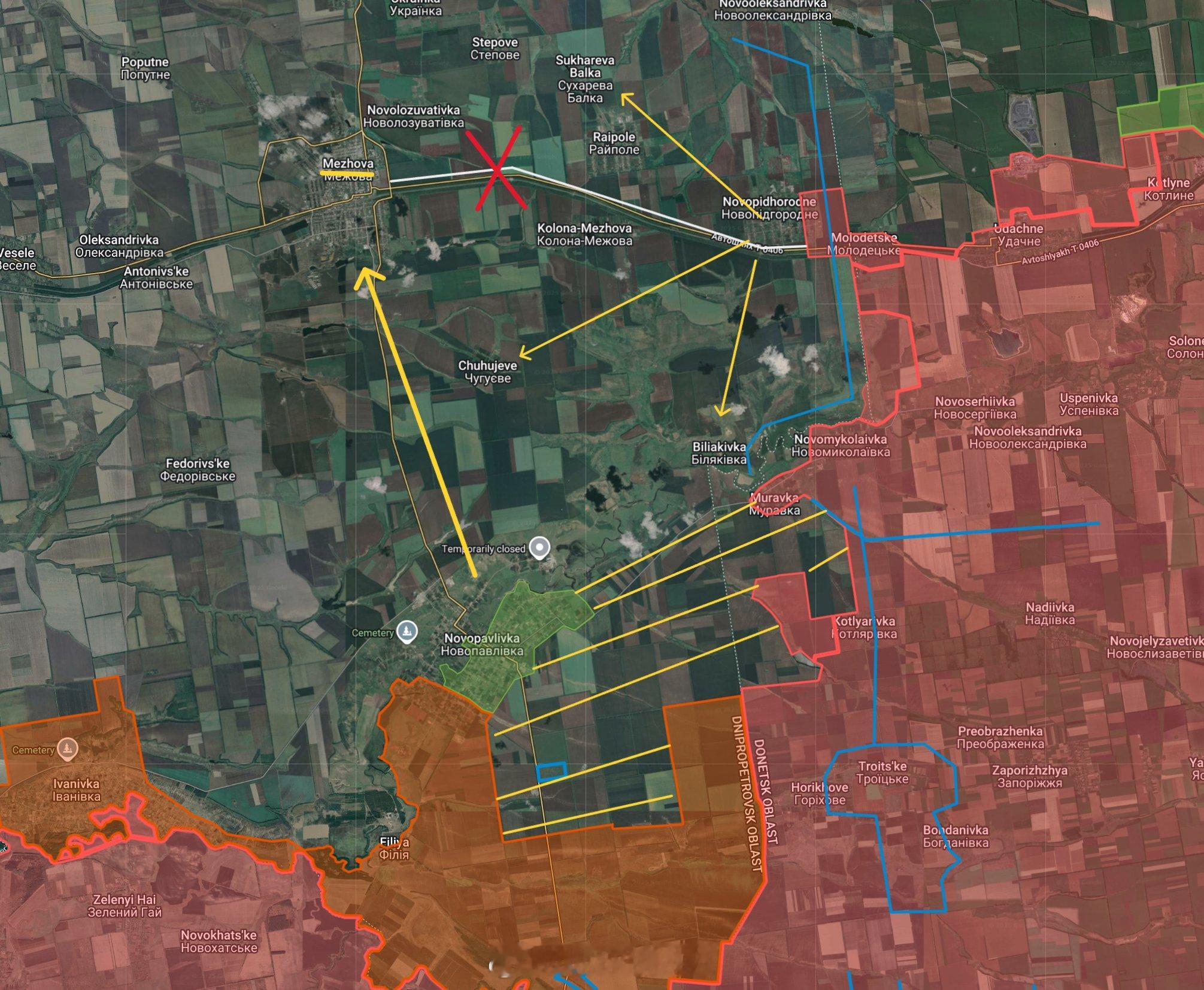 随着新帕夫利夫卡的陷落，红军城以西的整条乌军防线也随之崩溃。乌军在这条防线坚守了