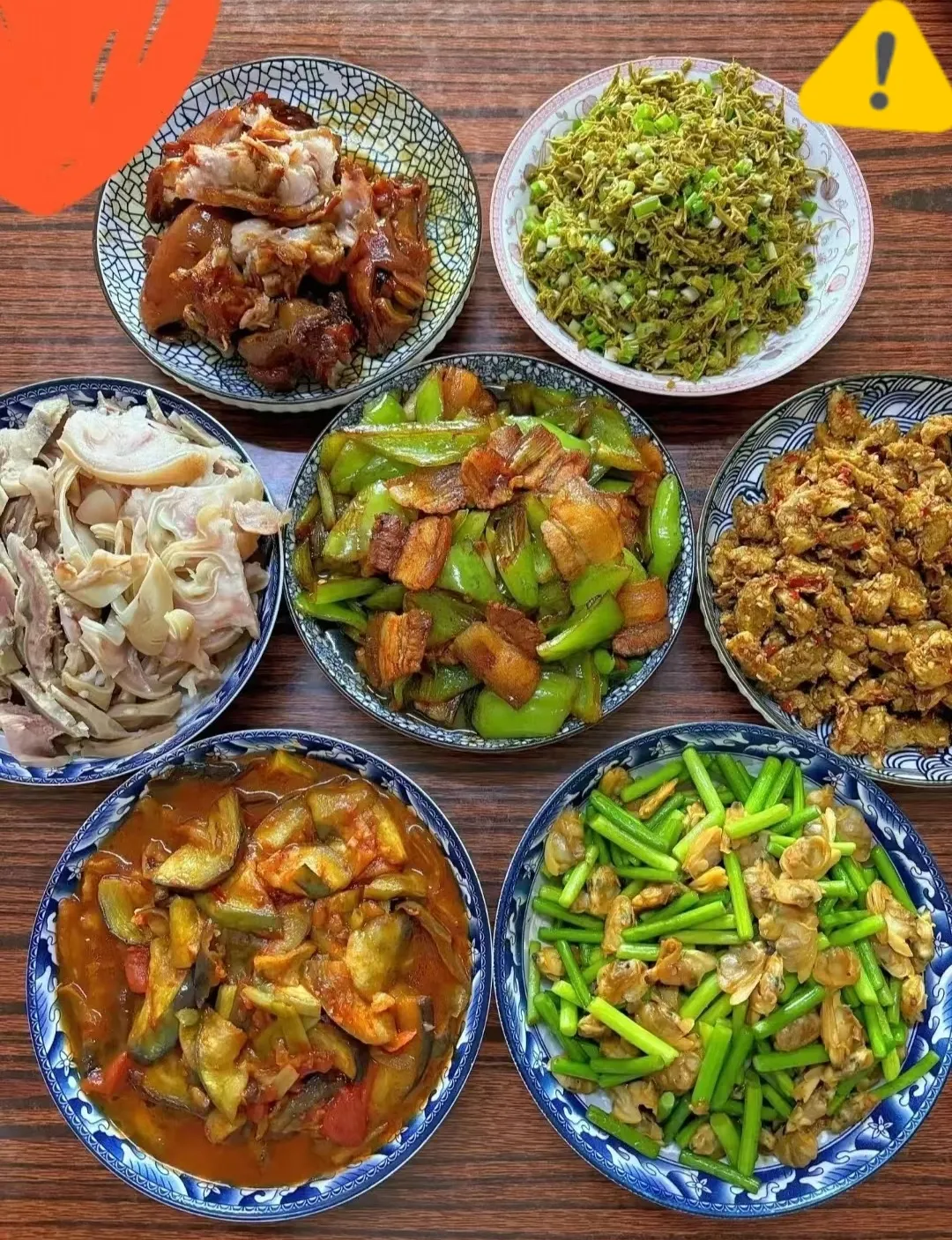 公公今天生日，婆婆早上给我200块让买菜做饭。我忙乎一上午整了几个硬菜，结果吃饭