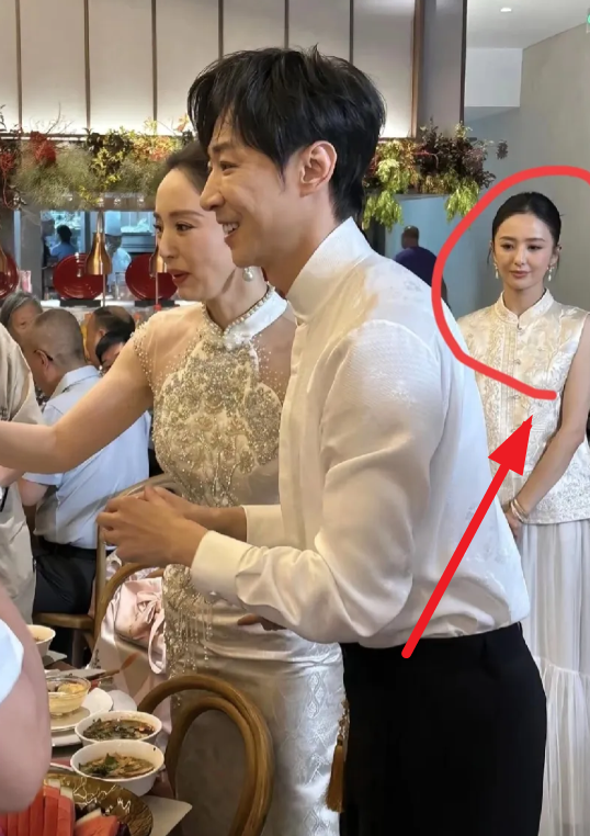 董璇二婚，佟丽娅却站在后面发呆，不知道她此刻在想什么？
