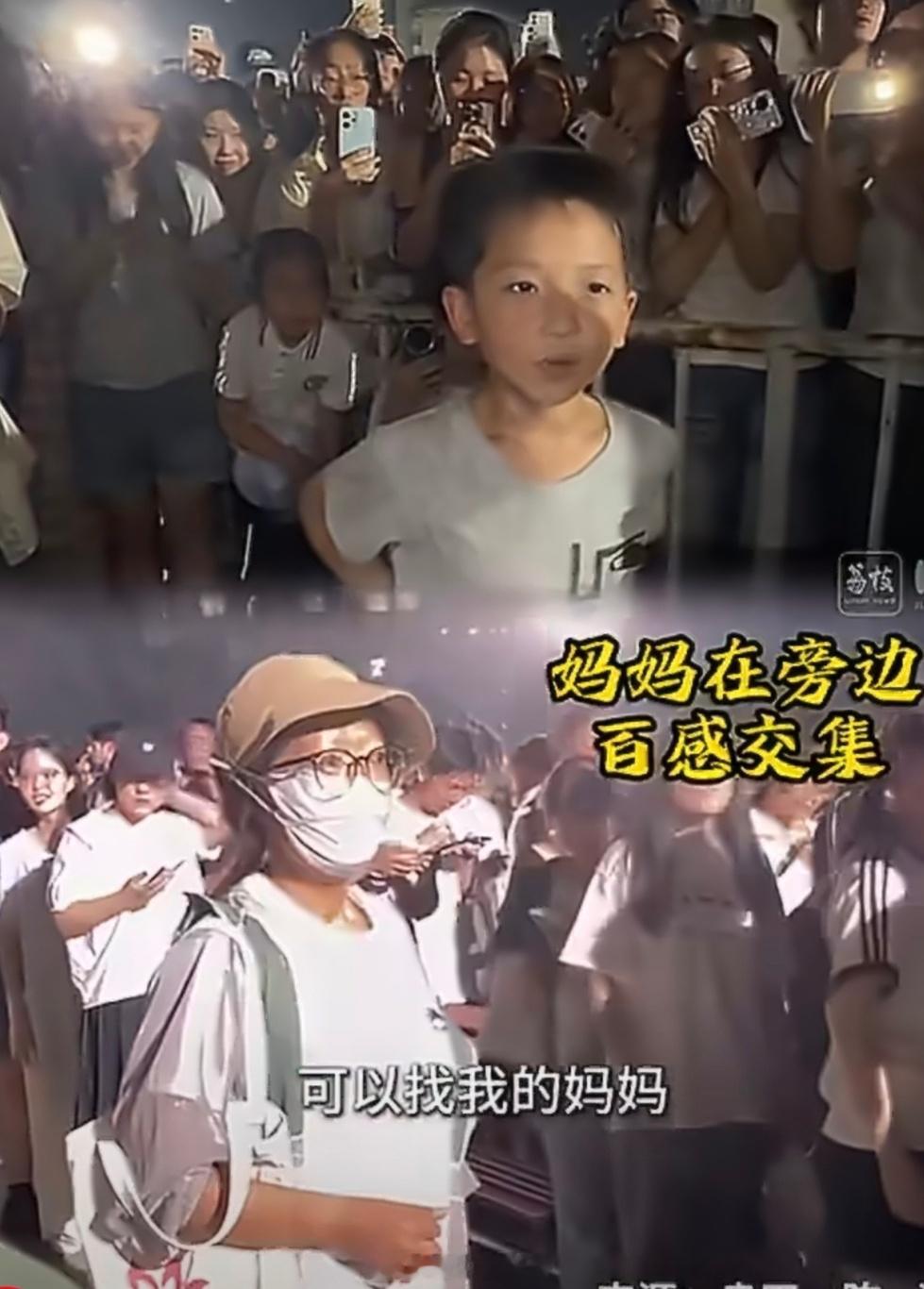 男孩陪烧伤妈妈摆摊大方招揽生意男孩陪烧伤妈妈摆摊大方招揽生意，最打动我的是他眼神