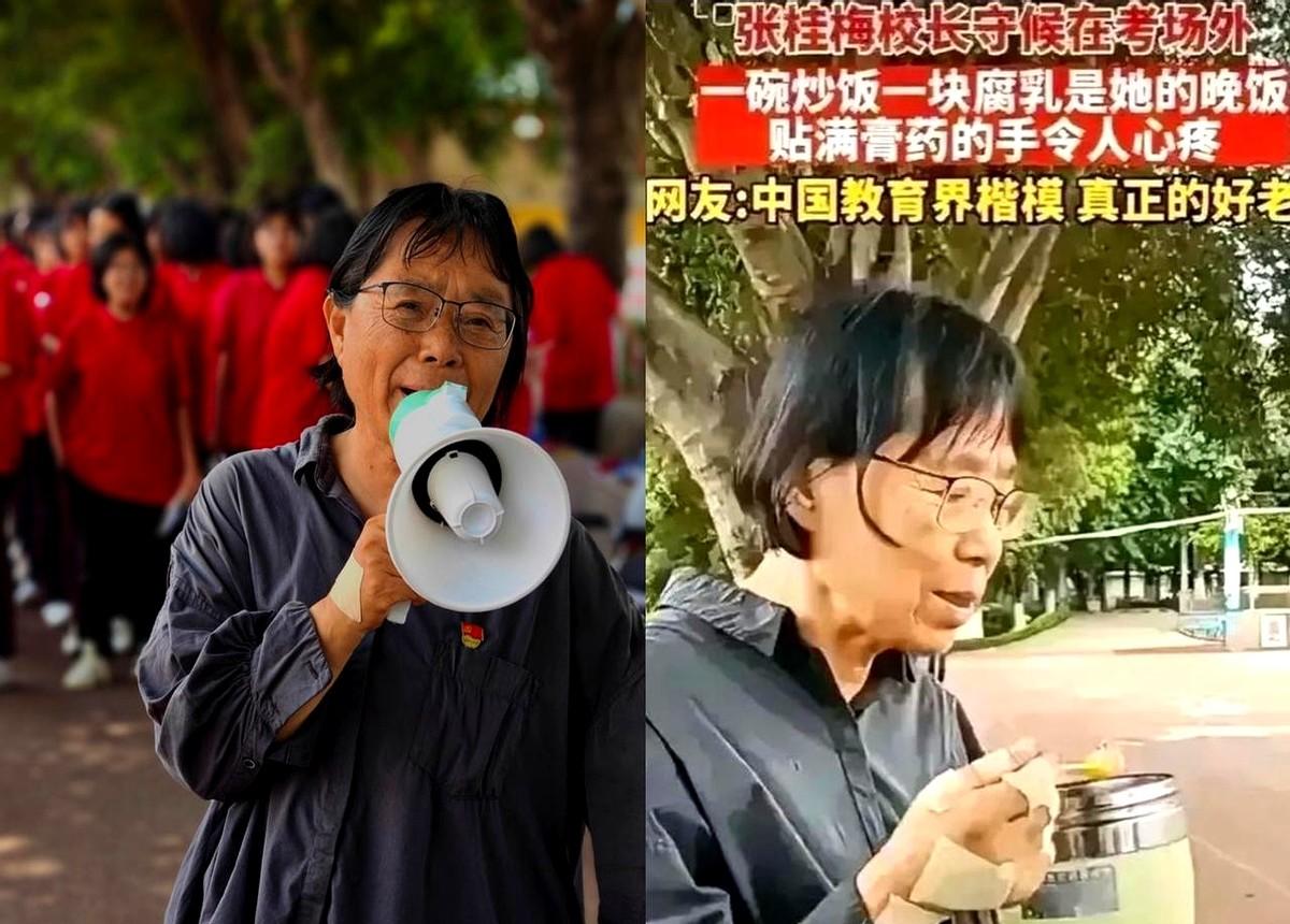 她贴满膏药站讲台！图啥？凌晨5:30，张桂梅拎着喇叭把全校轰醒，自己肺像