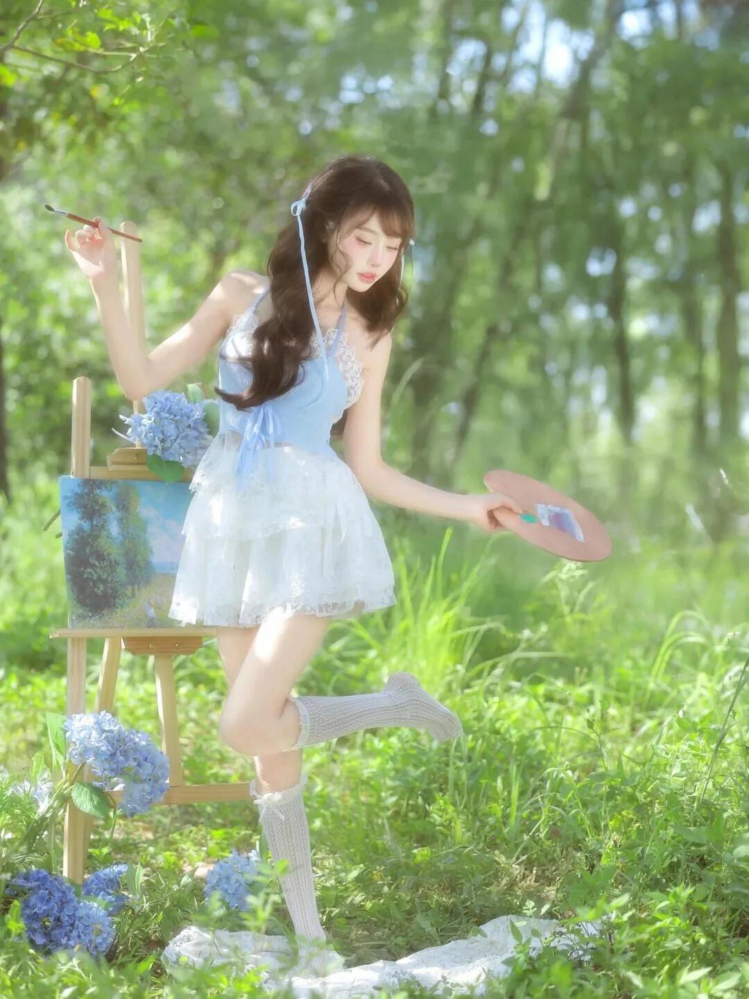 美女究竟能有多美最治愈的是风，最好看的是你美女的魅力能有多大？